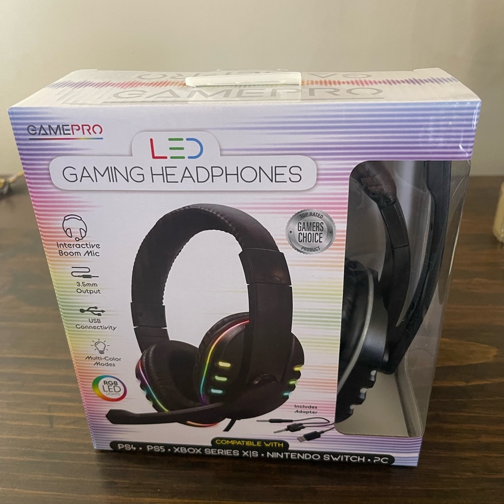 Game pro LED GAMING HEADPHONES New !
